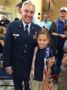Zoey A. with her Grandfather, Carl A.