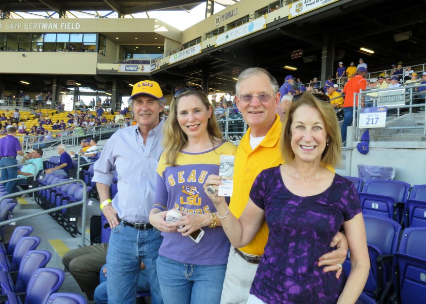 LSU first pitch